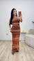Imagem do Vestido Feminino Tomara Que Caia Midi Katia Marrom