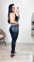 Calça Feminina Encerada Ivana Preto - comprar online