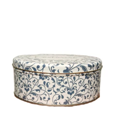 Lata Costurero Flores azules - Club del Poster