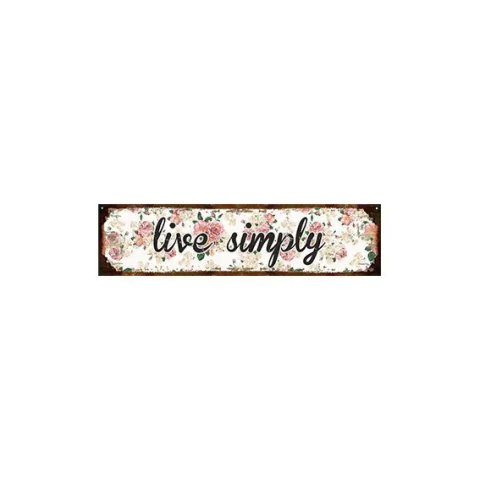 Live simply