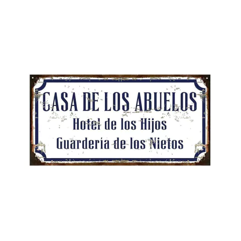 Casa de los abuelos hijos nietos