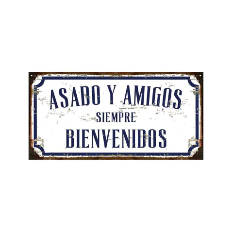 Asado y amigos siempre bienvenidos