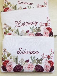 Necessaire Personalizada para Madrinhas Marsala