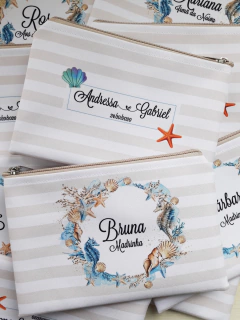 Necessaire Personalizada para Madrinhas Praia - comprar online