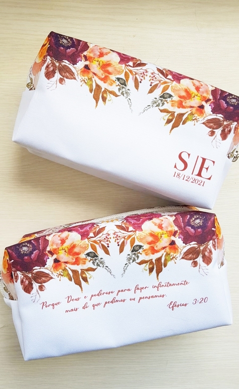 Necessaire Personalizada Madrinhas Terracota