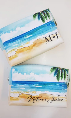 Necessaire Personalizada Madrinha Praia - Atelie Patily