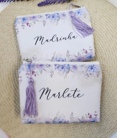 Necessaire Personalizada com Pingente Lilás na internet