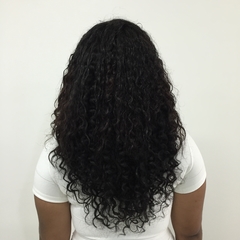 MEGA HAIR COR 1 CACHEADO - CABELO HUMANO DO SUL - Cabelo Mais Estética
