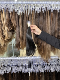 CABELO HUMANO CASTANHO ESCURO 35CM 56 Gramas na internet