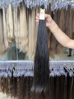 CABELO HUMANO CASTANHO ESCURO 62CM 96 Gramas na internet