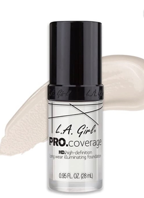 Base líquida L.A. Girl Pro Coverage, White