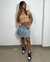 POLLERA DENIM IMPORTADA TABLEADA ZARA en internet