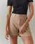 Shorts Mom Caqui