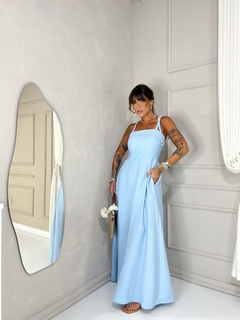 vestido azul