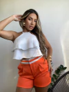 Cropped Babado - comprar online
