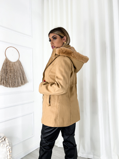 Parka Larissa lã batida