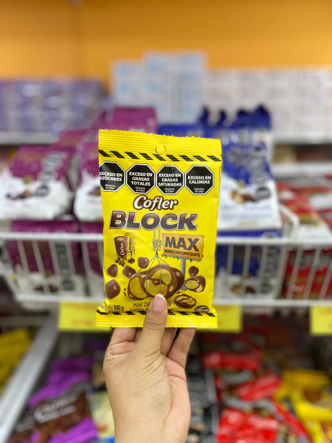 COFLER BLOCK MANI CON CHOCOLATE 100g