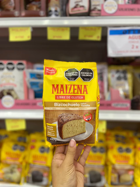 MAIZENA PREMEZCLA BIZCOCHUELO VAINILLA 450g