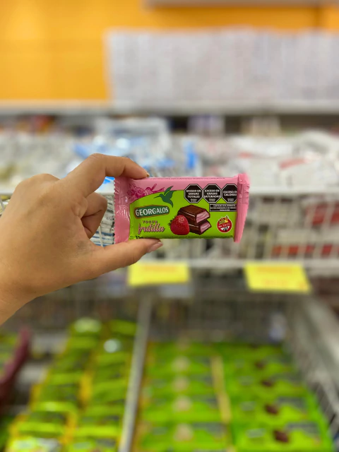 GEORGALOS CHOC FRUTILLA SIN AZUCAR 30g