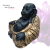 Buda Chinês Sentado - Roupa Ouro c/ Pele Negra - comprar online