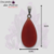 Pingente de Pedra Ágata de Fogo - Gota Pino - loja online