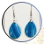 Brinco de Pedras Naturais Gota M - loja online