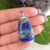 Pingente de Pedra Lápis Lazuli - Gota G - Encanto das Pedras