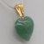 Pingente de Pedra Quartzo Verde - Coração Pino - comprar online