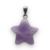 Pingente de Pedra Ametista - Estrela - comprar online
