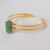 Bracelete de Quartzo Verde Biterminado na internet