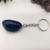 Chaveiro de Pedra Ágata Azul