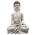 Buda Hindu Meditando XG2 Branco - Encanto das Pedras