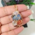 Pingente de Cesta 7 Chakras Dourado