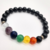 Pulseira de Pedra Ônix com 7 chakras