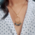 Pingente de Argola com Pedra Quartzo Azul na Cesta - comprar online