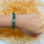 Pulseira de Pedra Ágata Verde - Unissex na internet