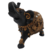 Imagem do Elefante da Sorte Pequeno - Negro com Manta Dourada