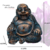 Buda Chinês Sentado - Azul na internet