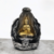 Incensário Cascata Folha Buda - Prata