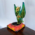 Incensário Cascata Dragão Verde - 16x15cm