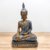 Buda Hindu GG - Roupa Prata c/ Pele Ouro