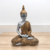 Buda Hindu M - Roupa Ouro c/ Pele Prata