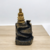 Incensário Cascata Buda Tibetano na Base - 13cm