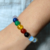 Pulseira de Pedra da Lua com 7 chakras na internet