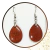 Brinco de Pedras Naturais Gota M - loja online