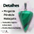Pingente de Pedra Malaquita - Pêndulo - Encanto das Pedras