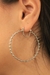 Argola Esponjas Prateada - comprar online