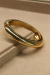 Bracelete Abaulado Fino Dourado - Camila Hermeto