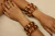 Bracelete Ambar com Dourado na internet