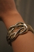 Bracelete Largo Nó Dourado - Camila Hermeto